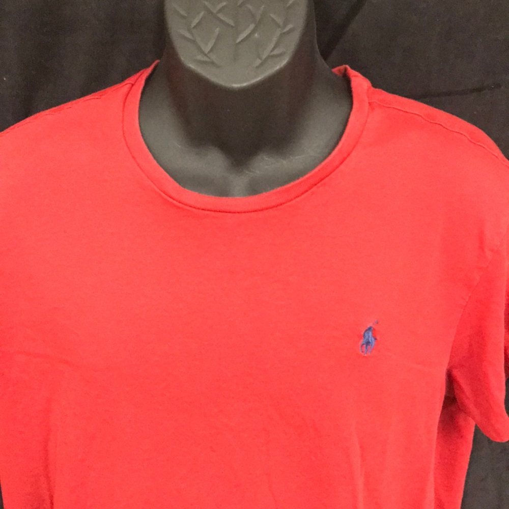 Fire engine red Polo by Ralph Lauren tee shirt